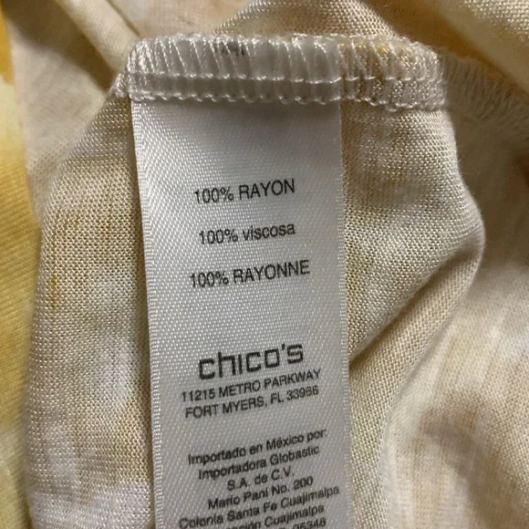 Chicos Tie-Dye Shibori Tunic - Picture 6 of 7